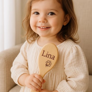 Personalised Bamboo Children's Hairbrush