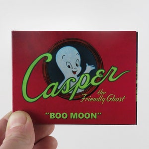 FLIPBOOK &quot;Casper: Boo Moon&quot;, Public Domain Stereotunes, Animated Flipbook, Vintage Cartoon