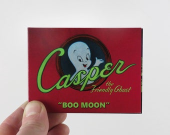 FLIPBOOK "Casper: Boo Moon", Public Domain Stereotunes, Animated Flipbook, Vintage Cartoon