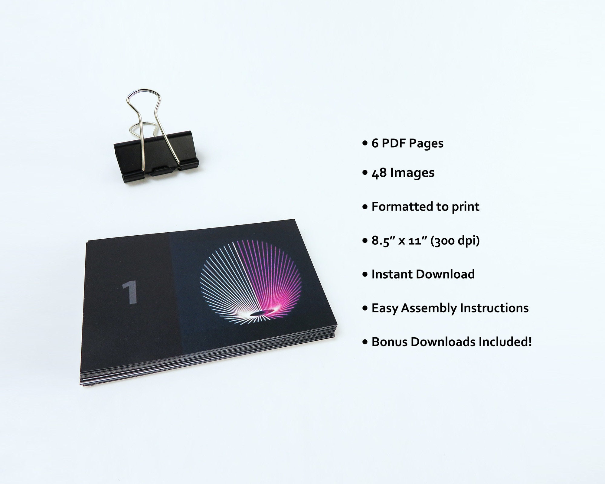 MOTION GRAPHICS Flipbook, DIY Flip Book, Animation, Printable Party