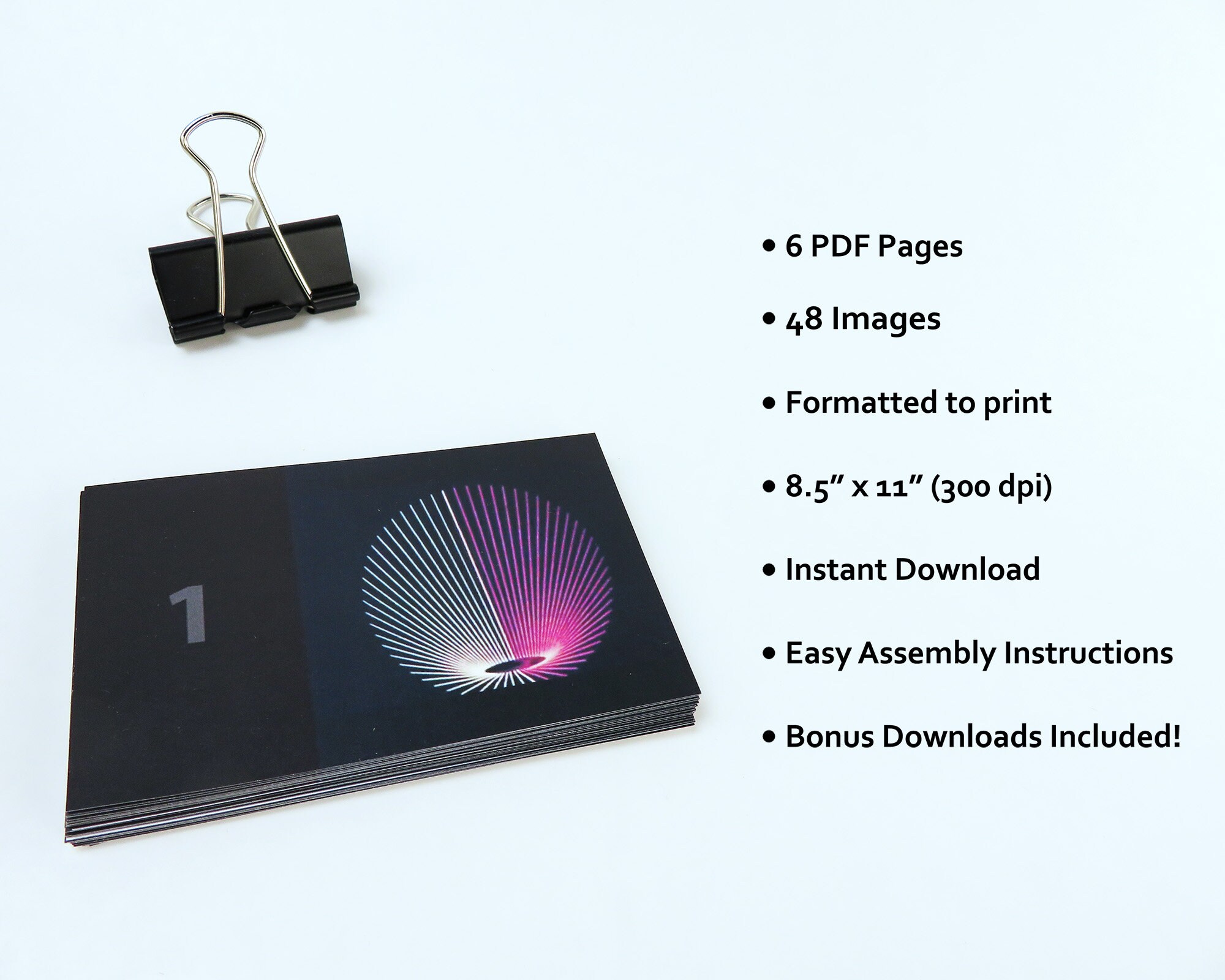 MOTION GRAPHICS Flipbook, DIY Flip Book, Animation, Printable Party