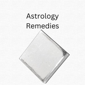 Square Piece of Pure Solid Silver for Astrology Remedies Get rid of Rahu's ill effects image 2