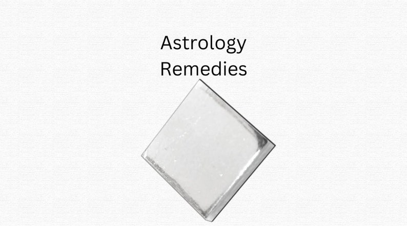 Square Piece of Pure Solid Silver for Astrology Remedies Get rid of Rahu's ill effects image 2