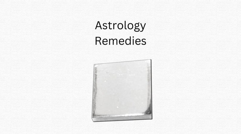 Square Piece of Pure Solid Silver for Astrology Remedies Get rid of Rahu's ill effects Silver Square Piece