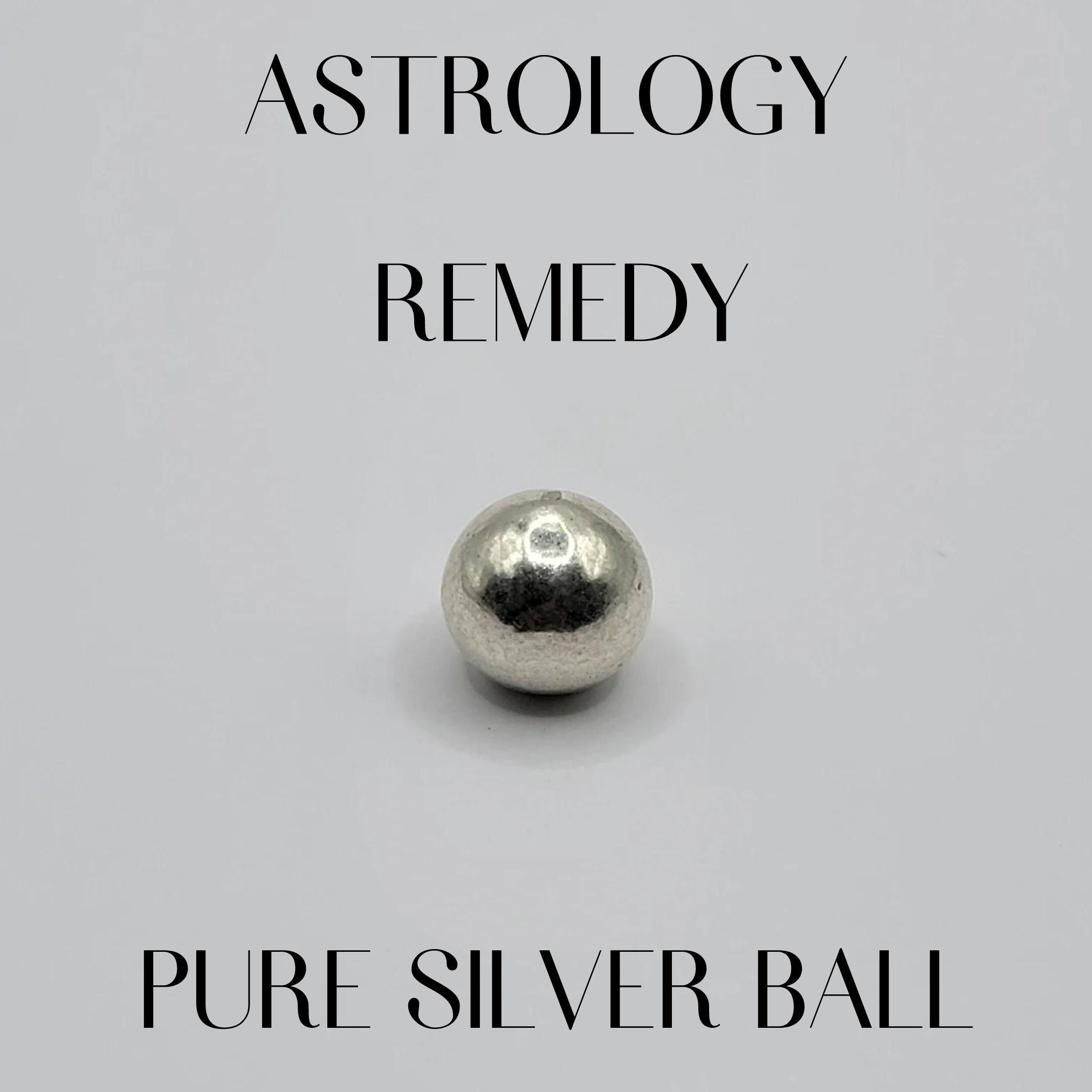 Silver Ball Astrology Remedy Lal Kitab Remedy Pure Silver Ball Etsy