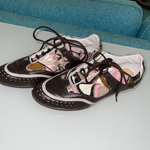Emilio Pucci Vtg Rare Loafers, Shoes , Sneakers Woman’s EU 37 Made In italy