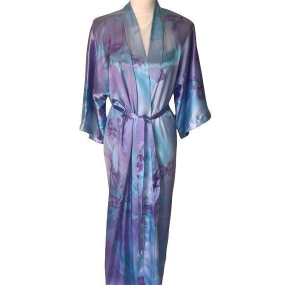 California Dynasty Robe Medium Womens Vintage Floral … Gem