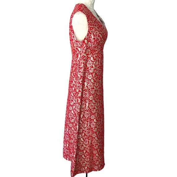 Metallic Dress Womens Medium Vintage 60s Handmade… - image 2