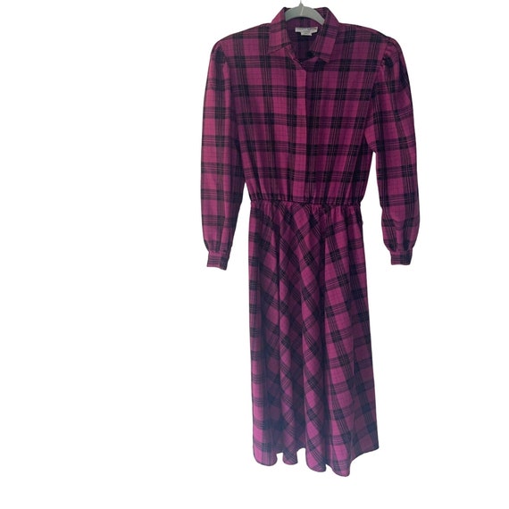 Pierre Cardin Vintage Womens Midi Shirt Dress Siz… - image 1