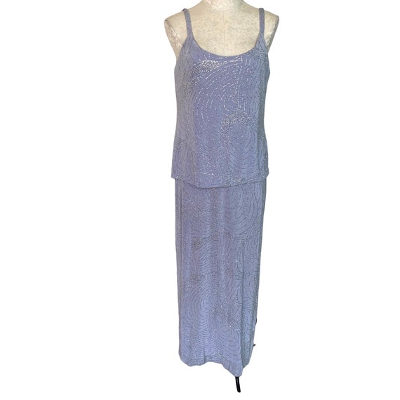 Huey Waltzer For Saks Fifth Avenue Maxi Dress Jac… - image 5