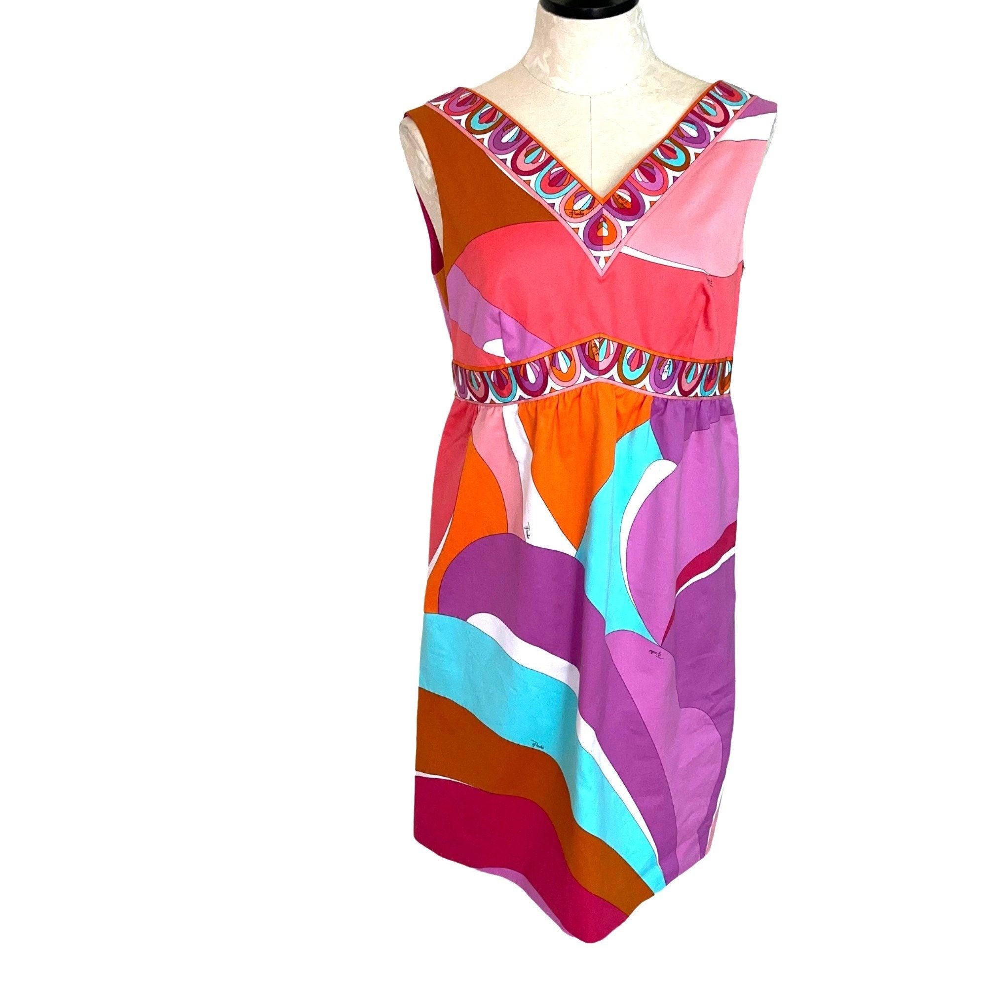 Vintage Emilio Pucci Tropical Halter Tie Dress – Recess