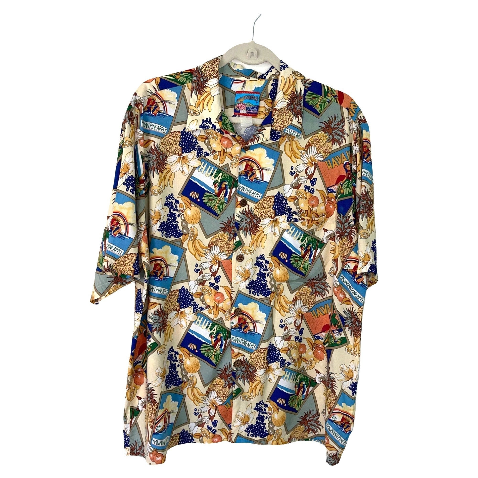 【Reyn Spooner × JOE KEALOHA’S 】アロハシャツM Vtg DEADSTOCK Reyn Spooner Joe Kealoha Hawaiian Shirt Made