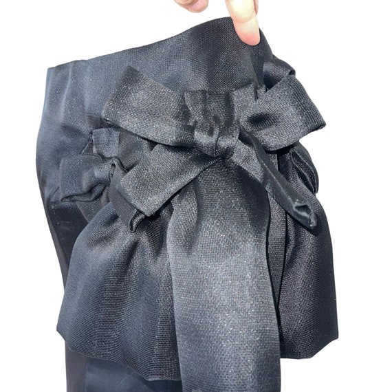 I. Magnin Vintage Fit And Flare Dress Size 8 Blac… - image 6