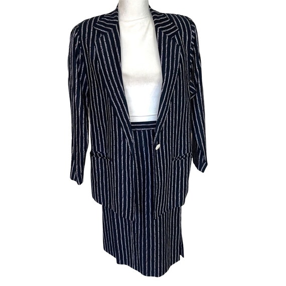 Pogia By D. Polimeni Skirt Suit Womens Vintage 80… - image 1