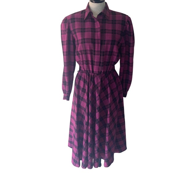Pierre Cardin Vintage Womens Midi Shirt Dress Siz… - image 3