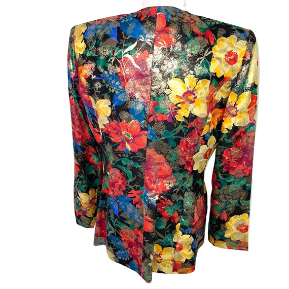 Vintage Onyx Silk Blazer