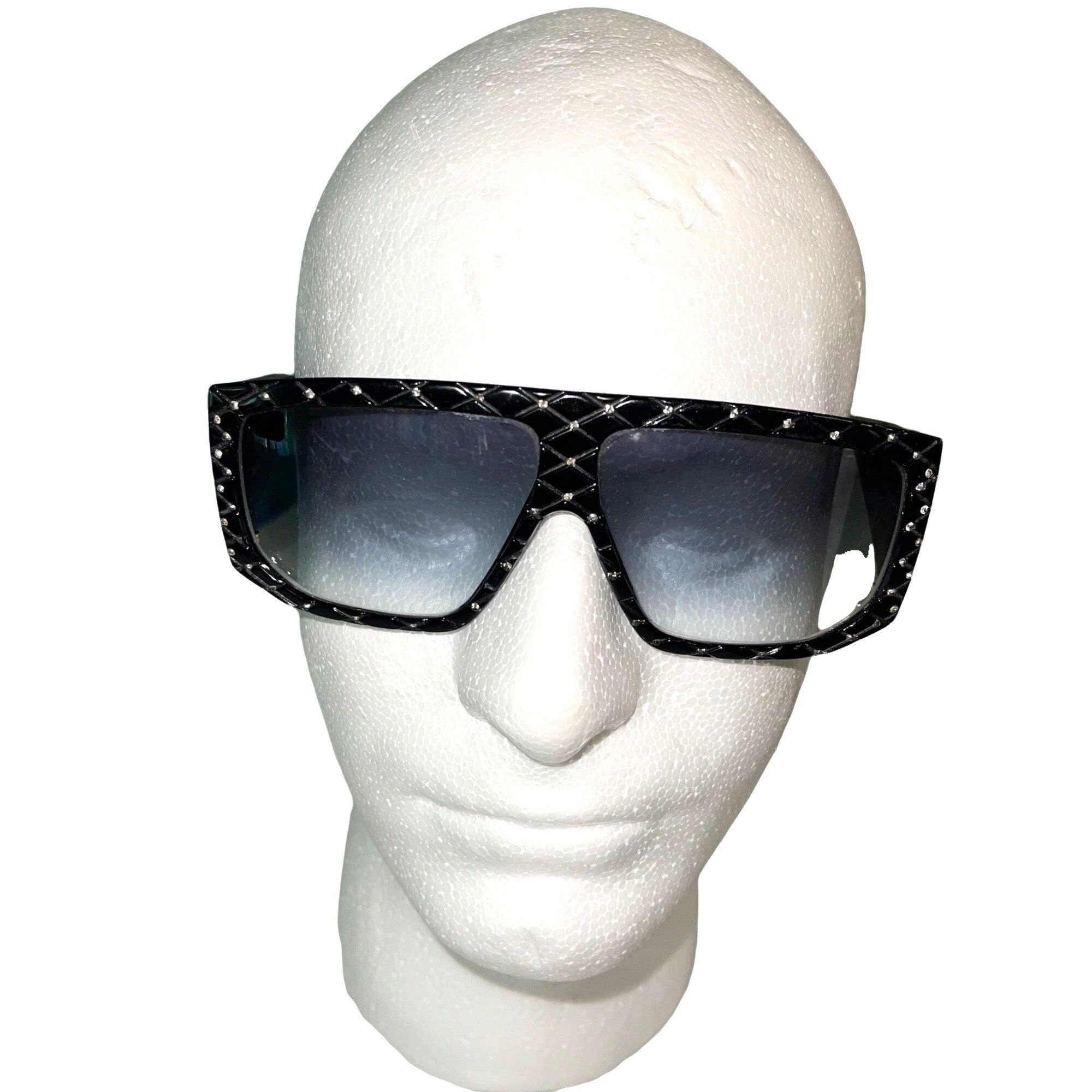 Helena Rubinstein Rhinestone Studded Sunglasses Womens One Size Vintage Black Helena Rubinstein Rhinestone Studded Sunglasses Womens One  main image 2