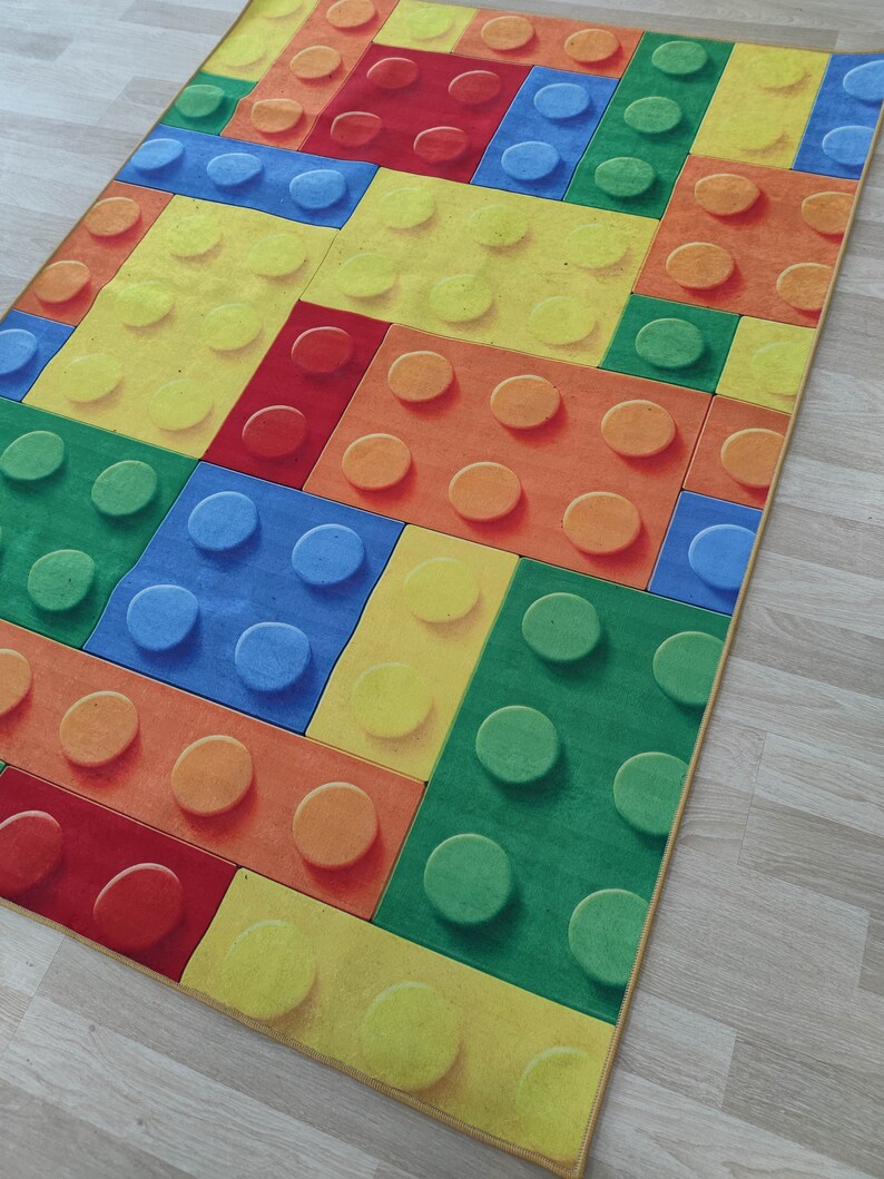 Custom Rug Modern Rug Popular Rug Minimalist Rug Lego Rug Etsy