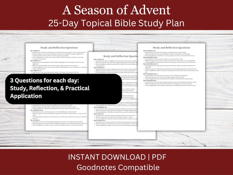 Advent Bible Reading Plan | Christian Digital Journal (PDF, Goodnotes ...