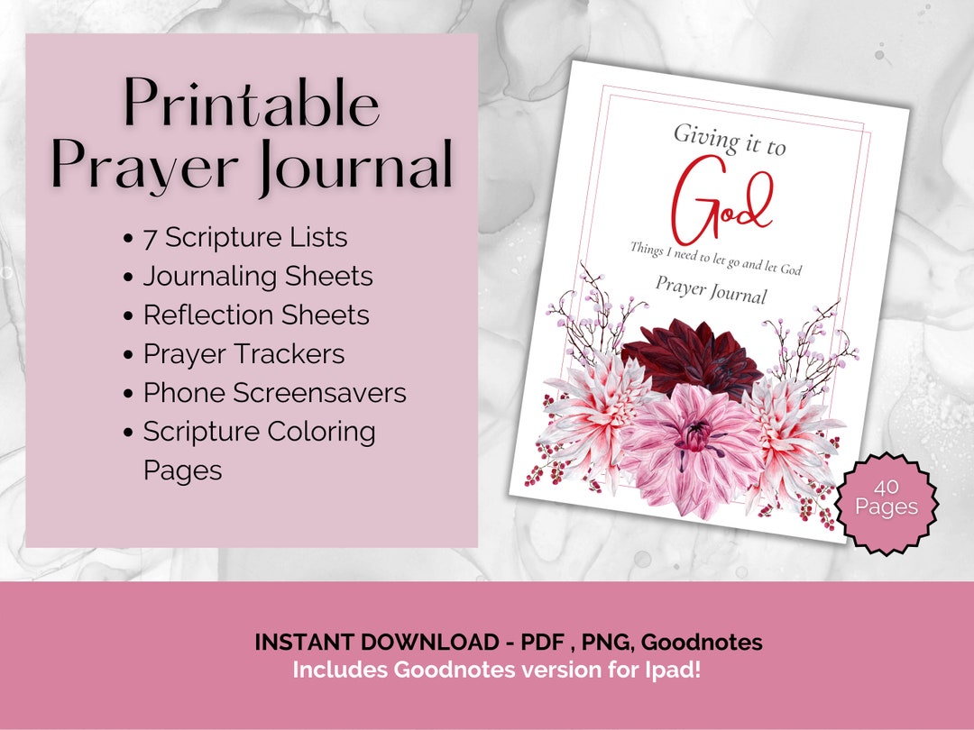 Printable Prayer Journal, Prayer Planner, Prayer Printable, Prayer ...
