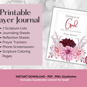 Printable Prayer Journal, Prayer Planner, Prayer Printable, Prayer Tracker