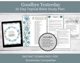 Bible Study Journal | 31-Day Reading Plan (Digital Download)