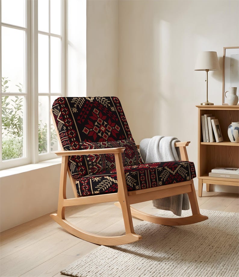 Simple Relax Rocking Chair Patio Chair, Relax Rocking Chair, Patio Rocking Chair, Mid Century ...