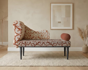 Muebles de dormitorio, banco de diseño, salón elegante, asiento elegante, asiento para relajarse, sala de lectura, decoración minimalista, salón cómodo