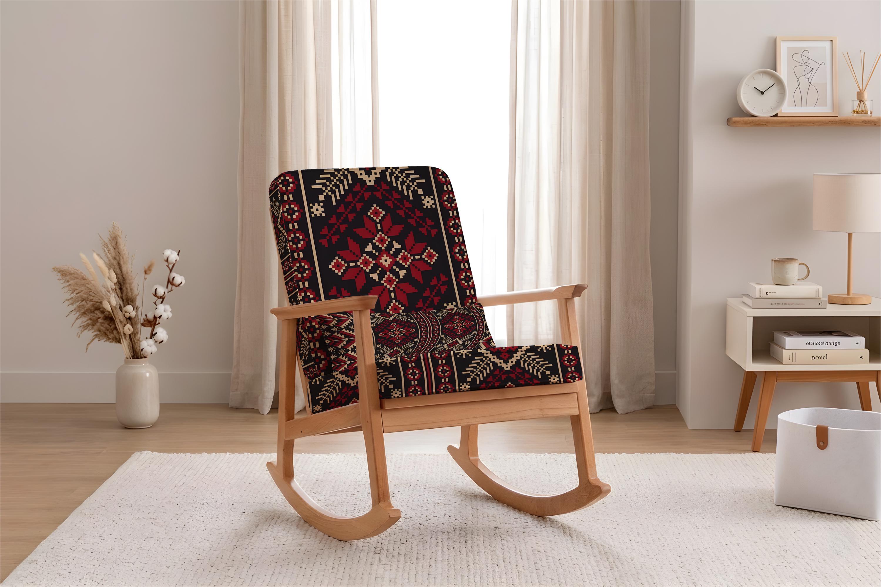 Simple Relax Rocking Chair Patio Chair, Relax Rocking Chair, Patio Rocking Chair, Mid Century ...