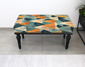 Gestoffeerde poef kelim, rustieke handgemaakte stoelen, poef met Turks accent, woonkamerpoef, decoratief meubelstuk slaapkamer