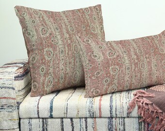 Traditional Kilim Printed Cushion Cover, Lumbar Pillow, Throw Pillow,m Bedroom Pillow, Home Decor, Housewarming Gift, Oriental Pillow