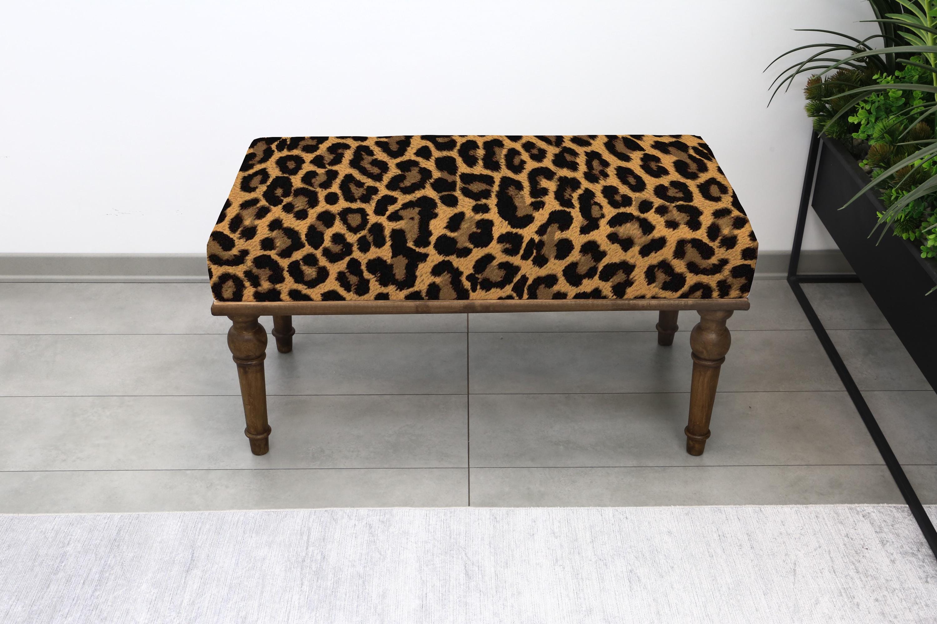 Leopard Ottoman