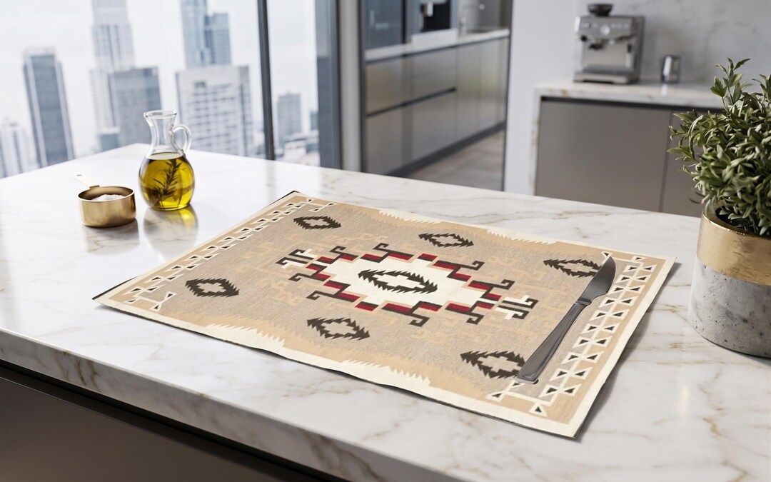 Dining Room, Textile Mat, Made Turkey Mat, Table Setting, Oushak Style ...