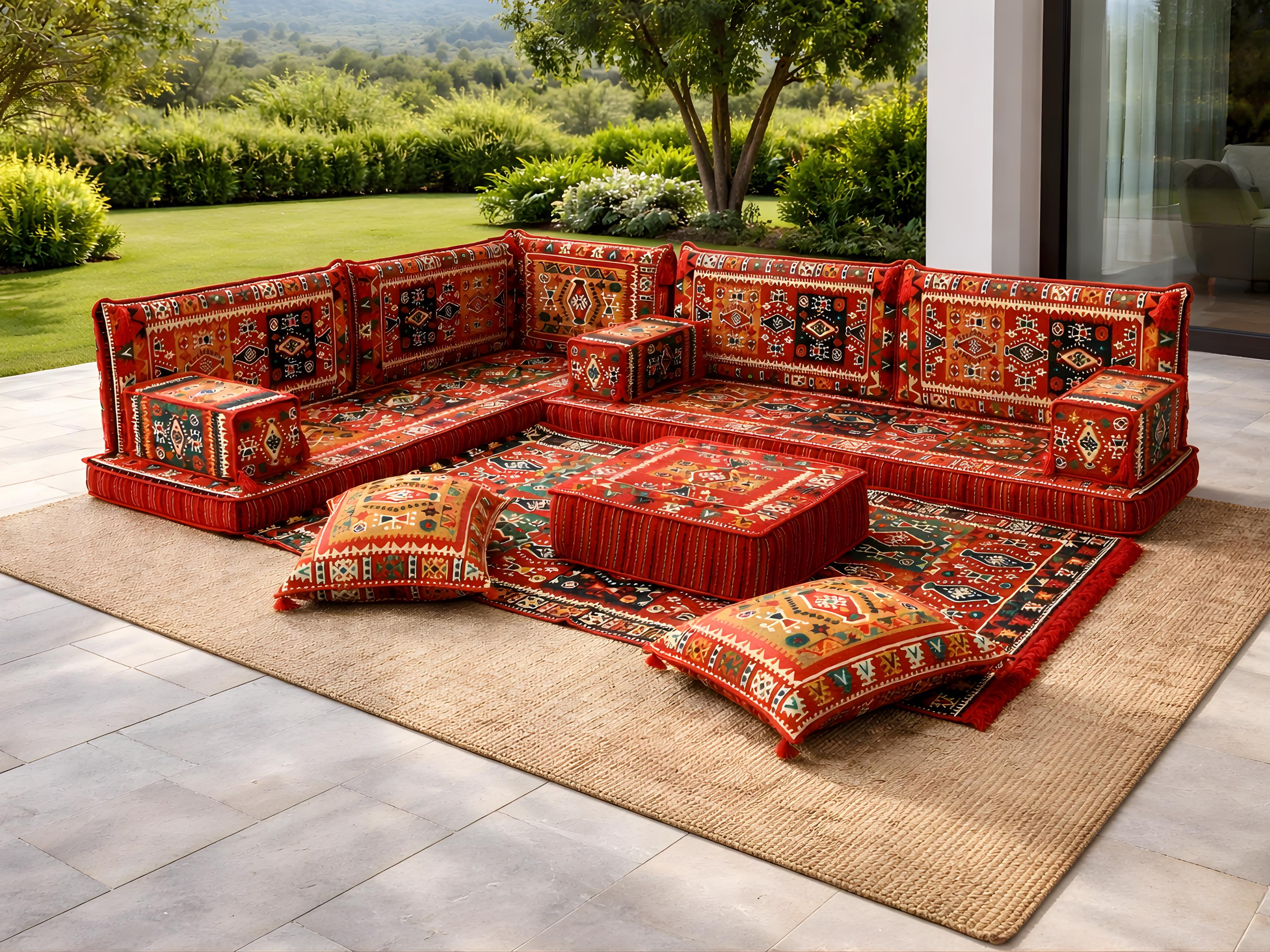 Moroccan floor sofa - Etsy 日本