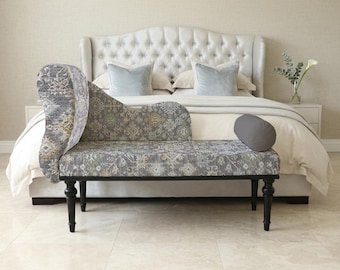 Asiento elegante, banco de lectura, interior de lectura, sala de estar de lectura, salón de dormitorio, comodidad de lujo, estilo de dormitorio, asiento premium