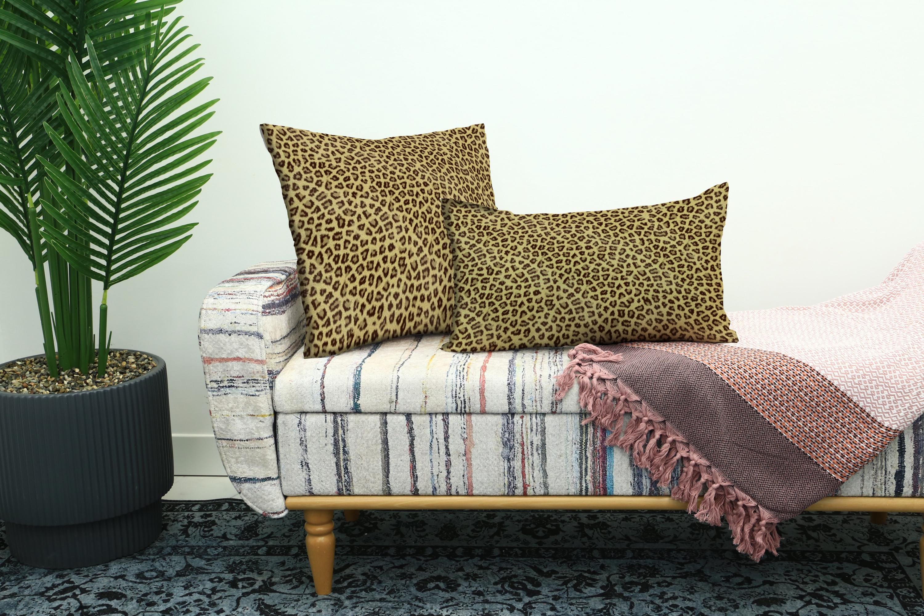Ralph Lauren Leopard Pillows - Etsy