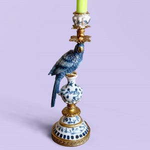 Votivkerzenhalter Aus Gusseisen – Vintage Design Mit Vogel-Motiv, Rustikal & Dekorativ