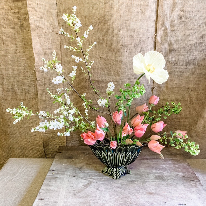 Vintage Mantle Vase 26cm Constance Spry Arrangements Etsy