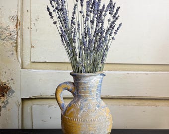 Vaso/Urna Vintage | Lavanda Seca de Verdade | Estilo Vintage | Britânico | Decoração para Casa | Flores para Casamento