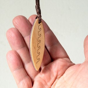 surfboard necklace