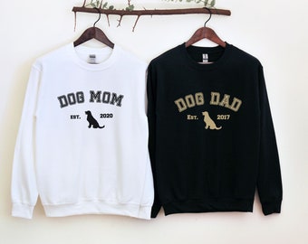 Custom Dog Sweatshirt, Golden Retriever Sweatshirt, Dog Mom Gift, Dog Dad Gift, Personalized Dog Shirt, Custom Dog Gift, Dog Year Sweatshirt