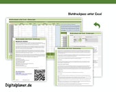 Blutdruckpass unter Excel Vorlage bei Bluthochdruck