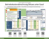Betriebskostenabrechnung Deluxe  unter Excel – Genial einfache Vorlage für Immobiliebesitzer und Mieter. Immer die Betriebskosten im Griff