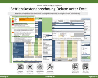 Utility bill deluxe in Excel – an ingeniously simple template for property owners and tenants. Always keep your utility costs under control.
