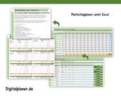 Marketingplaner unter Excel Marketing Marketingplanung