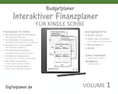 Finanzplaner für Kindle Scribe | Budget Planer | Interaktiver Planer | Auch für Remarkable 2 oder iPad | Jahresplaner