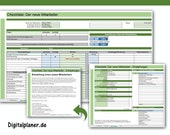 Checkliste zur Einstellung neuer Mitarbeiter Excel-Vorlagen PDF