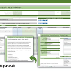 Checklist for hiring new employees Excel templates PDF