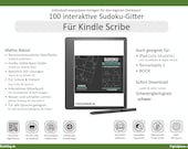 100 Sudoku Gitter für Kindle Scribe | Volume 1 | Interaktiver Denksport | Rätsel auch für Remarkable 2 oder iPad | Level: schwer