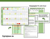 Intelligenter Excel - Belegungsplan – Perfekte Übersicht für Vermieter und Dienstleister